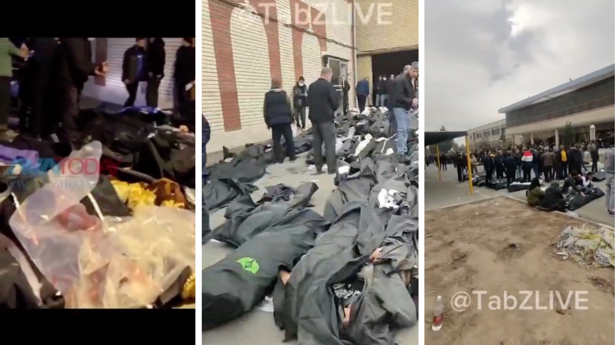 iran video morti