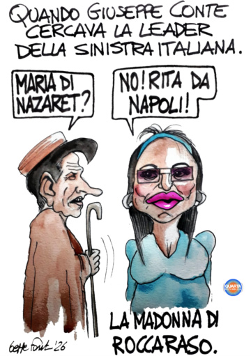 Sedute Satiriche di Beppe Fantin - Vignetta del 09/01/2026