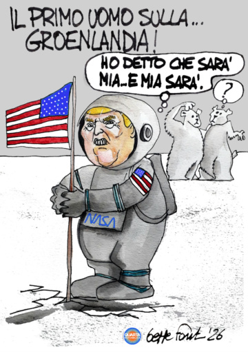 Sedute Satiriche di Beppe Fantin - Vignetta del 25/01/2026