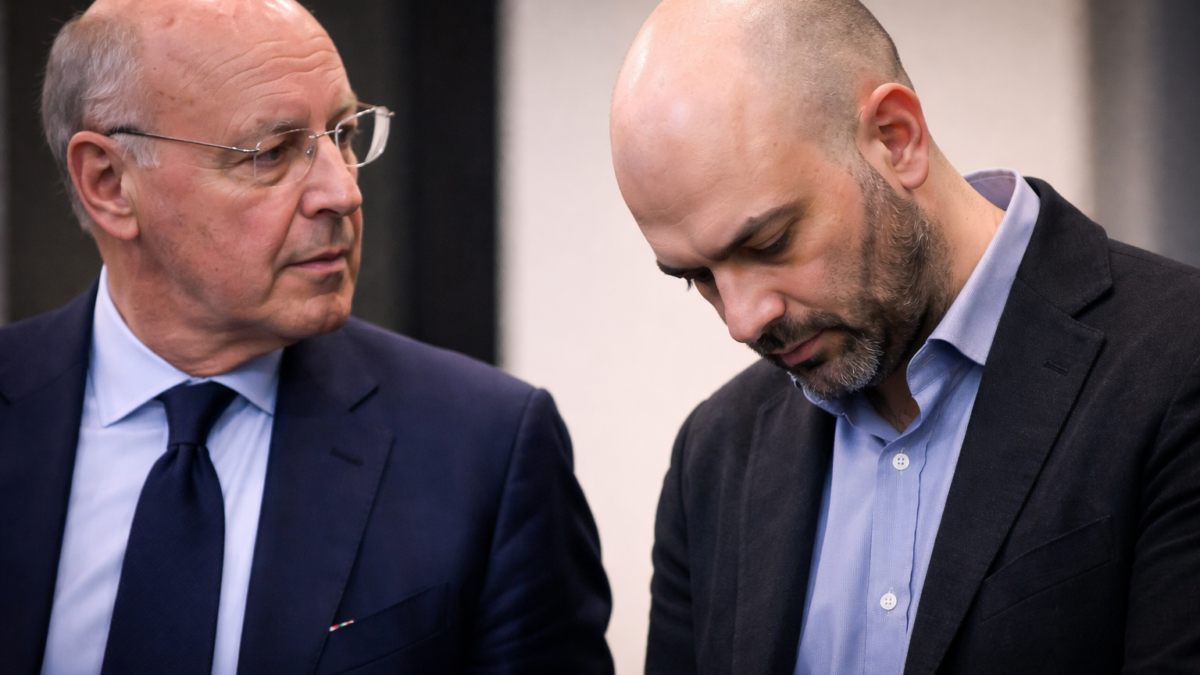 Beppe Marotta e Roberto Saviano
