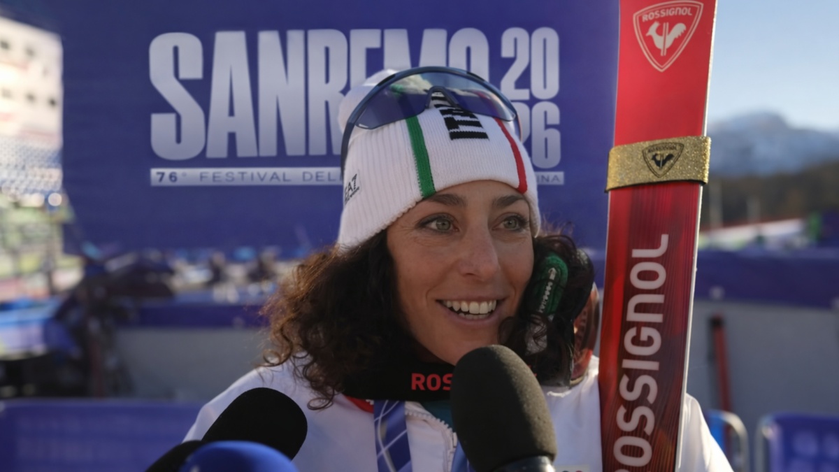 Federica Brignone a Sanremo