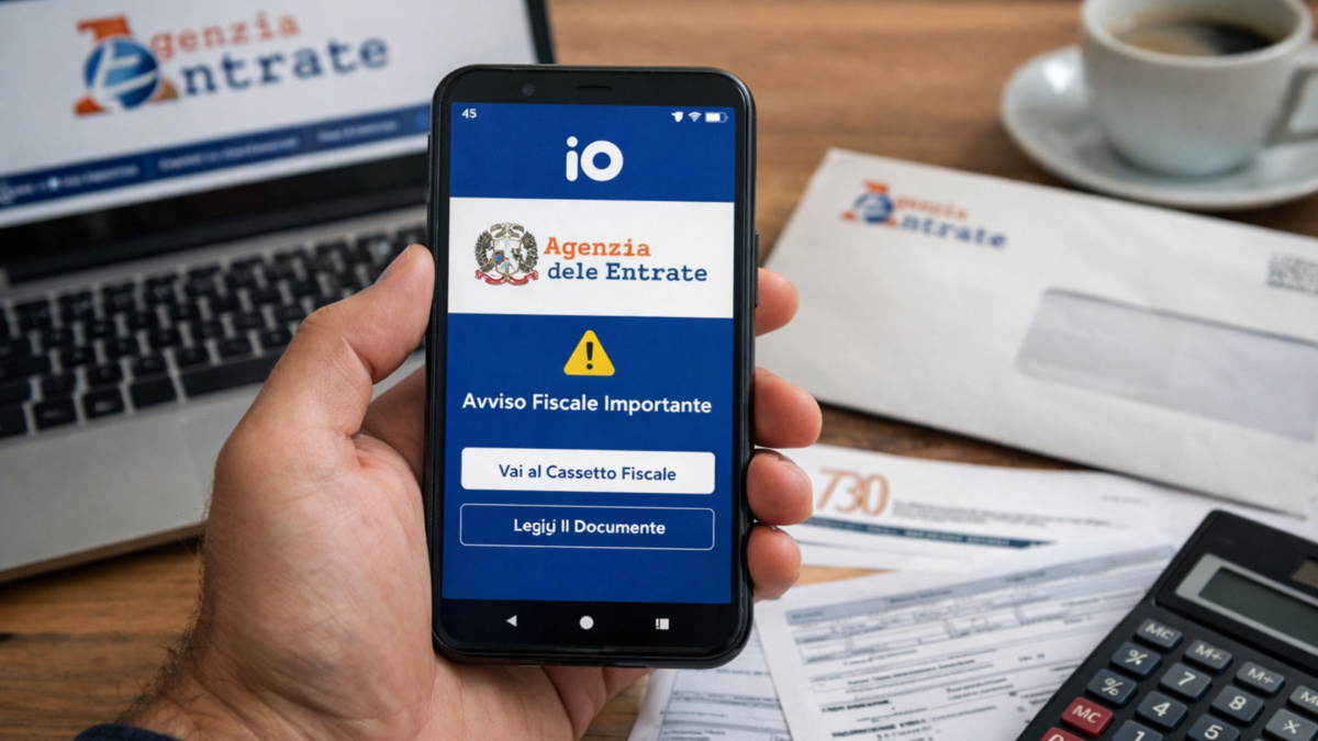 fisco notifiche app IO