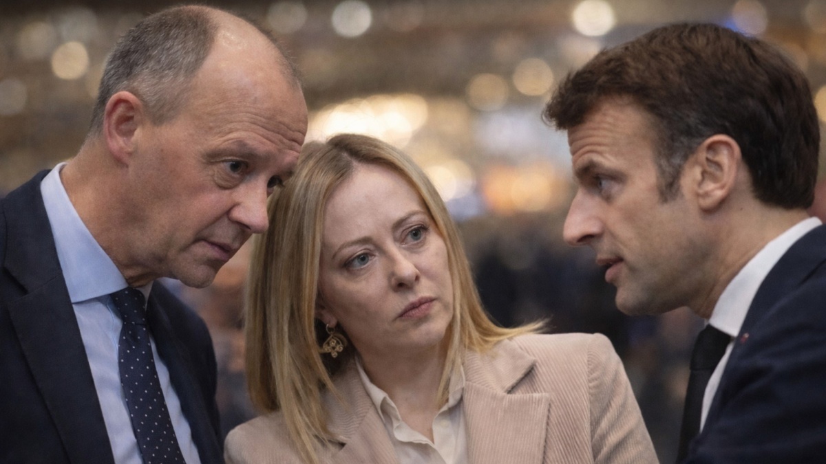 merz meloni macron