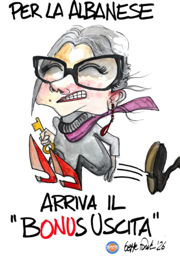 Sedute Satiriche di Beppe Fantin - Vignetta del 23/02/2026