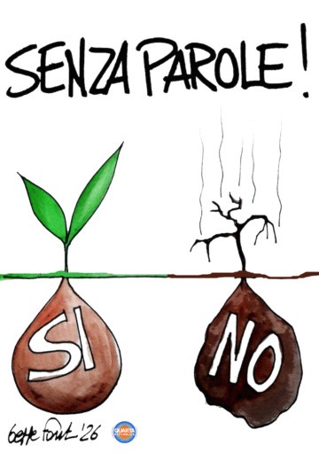 Sedute Satiriche di Beppe Fantin - Vignetta del 26/02/2026