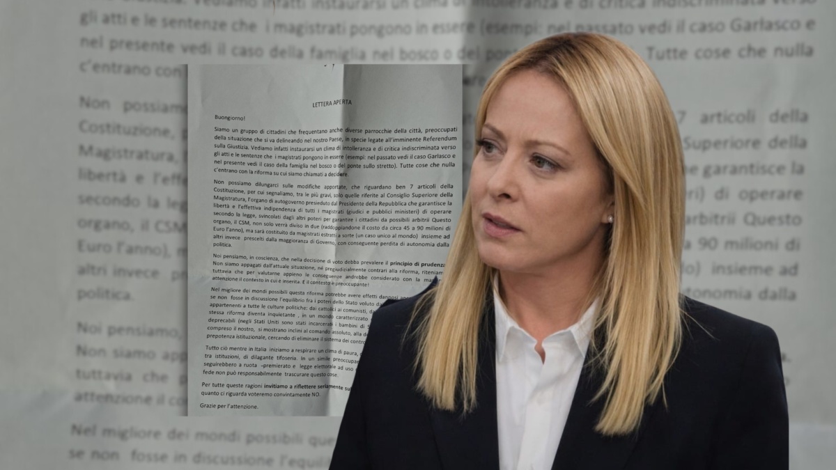 Meloni lettera parrocchie