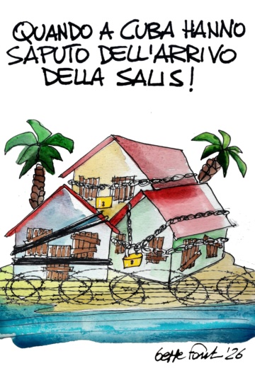 Sedute Satiriche di Beppe Fantin - Vignetta del 15/03/2026
