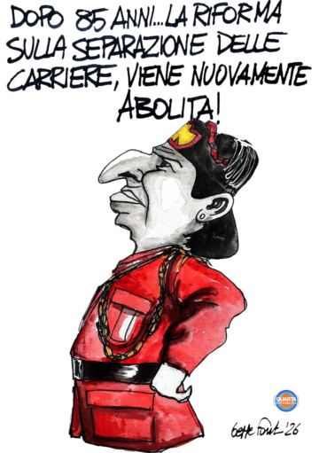 Sedute Satiriche di Beppe Fantin - Vignetta del 23/03/2026