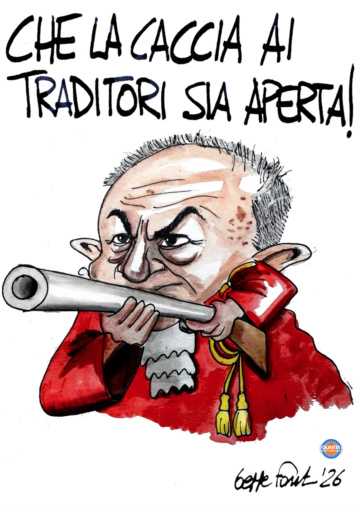 Sedute Satiriche di Beppe Fantin - Vignetta del 28/03/2026