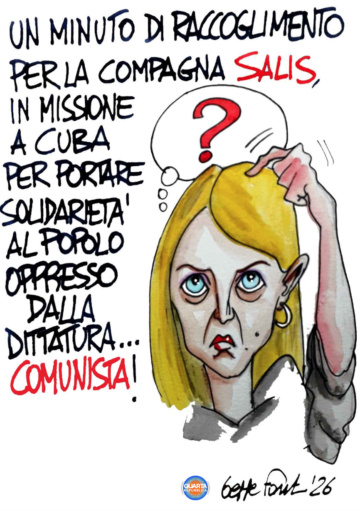 Sedute Satiriche di Beppe Fantin - Vignetta del 20/03/2026