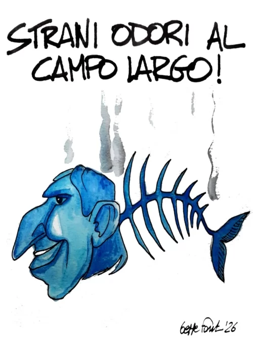 Sedute Satiriche di Beppe Fantin - Vignetta del 24/04/2026