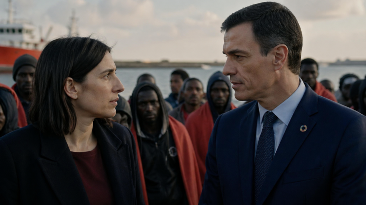 Qualcuno lo dica a Schlein: Sanchez scopiazza la Meloni sull’Albania