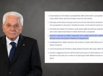 Sergio Mattarella e il sito del Quirinale