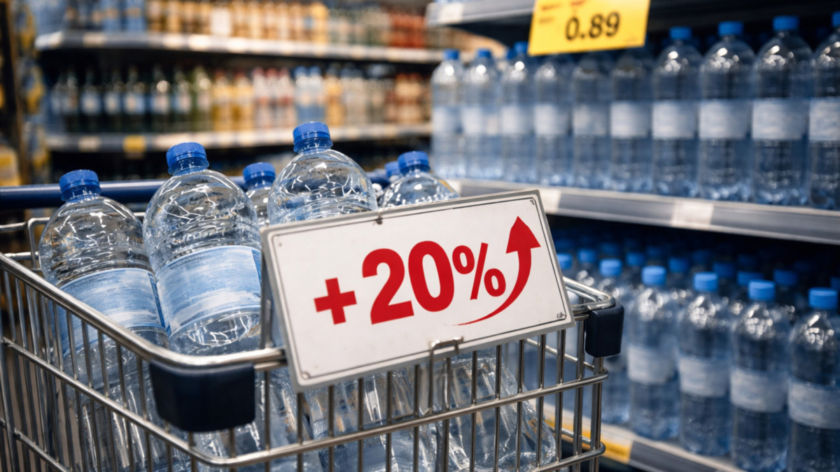 acqua minerale rincari