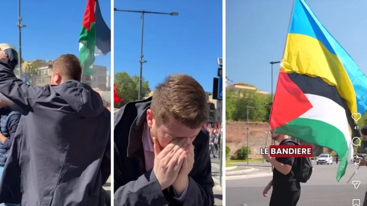 25 aprile, al corteo Anpi con bandiera ucraina: aggrediti con lo spray, interviene la polizia