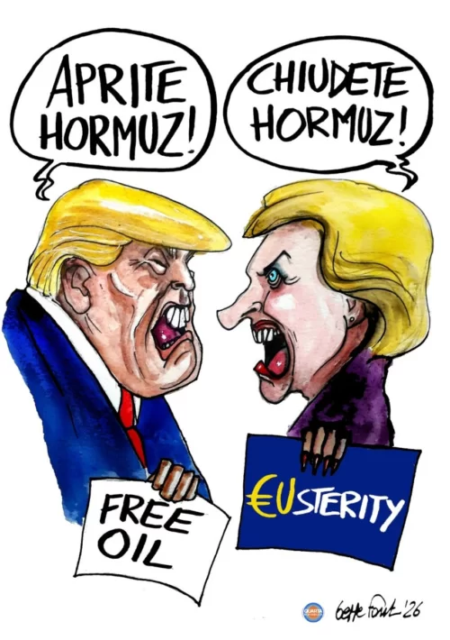 Sedute Satiriche di Beppe Fantin - Vignetta del 27/04/2026