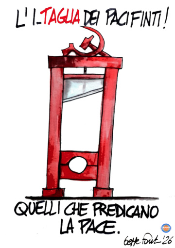 Sedute Satiriche di Beppe Fantin - Vignetta del 02/04/2026