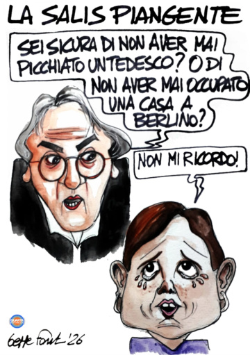 Sedute Satiriche di Beppe Fantin - Vignetta del 04/04/2026