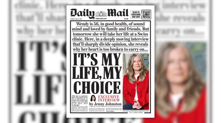 L’eutanasia che scuote il mondo: Wendy Duffy è in salute, ma oggi si farà morire