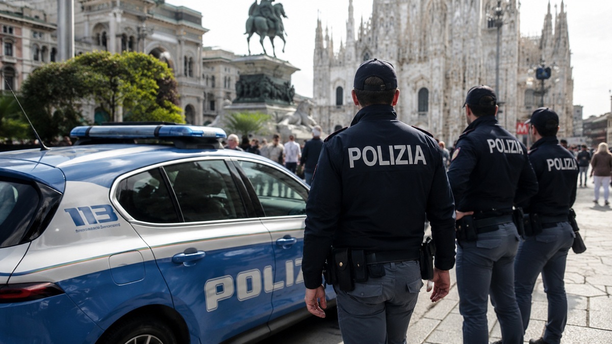 Polizia a Milano