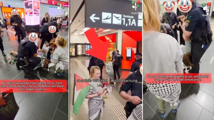 Ma allora è un vizio: caos in aeroporto, a Vienna la polizia arresta la Flotilla