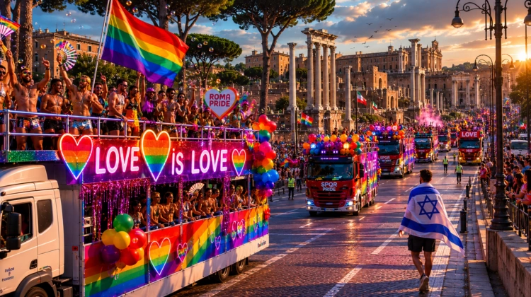 Niente ebrei al Gay Pride. La sinistra non dice nulla?
