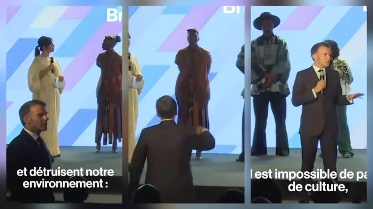 Il galletto Macron è tornato: “È una mancanza di rispetto”. E il video diventa virale