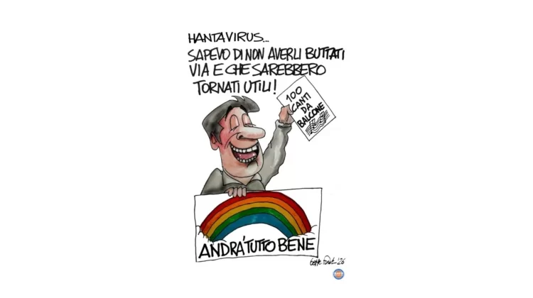 Lui conserva tutto - Vignetta del 16/05/2026