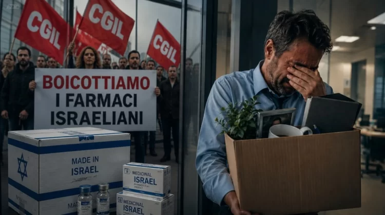 Cgil: “Boicottiamo i farmaci israeliani”. Poi l’azienda licenzia e loro frignano