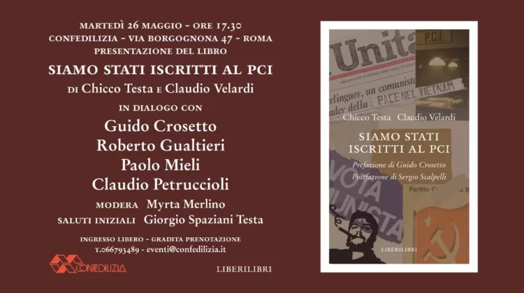 Siamo stati iscritti al PCI: l’evento con Crosetto e Gualtieri