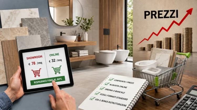 Ceramiche e sanitari: così si può comprare dribblando i rincari