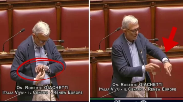 Giachetti in protesta per la Rai. Poi il blitz: si ammanetta in Aula