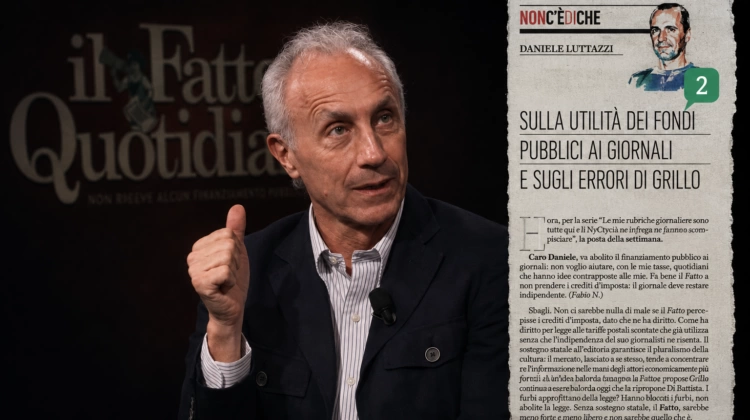 Contrordine del Fatto Quotidiano: pecunia non olet