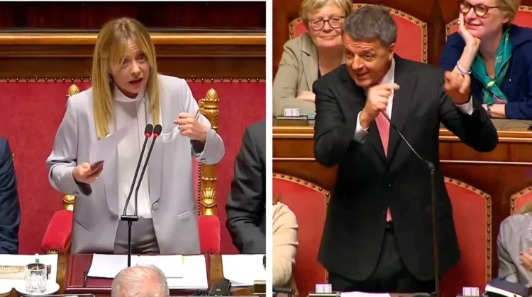 “Non lo dica”, “Vuole decidere lei?!”. È scontro in Senato tra Meloni e Renzi
