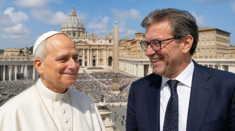 Vaticano: Giorgetti fa sorridere papa Leone con Bot e Btp