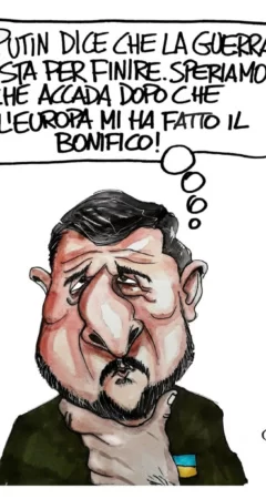 Sedute Satiriche di Beppe Fantin - Vignetta del 15/05/2026