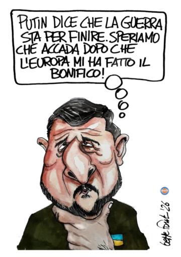 Sedute Satiriche di Beppe Fantin - Vignetta del 15/05/2026