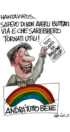 Sedute Satiriche di Beppe Fantin - Vignetta del 16/05/2026