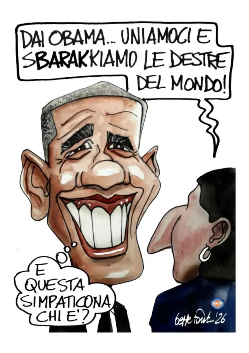 Campo larghissimo mondiale - Vignetta del 17/05/2026 - Sedute Satiriche di Beppe Fantin