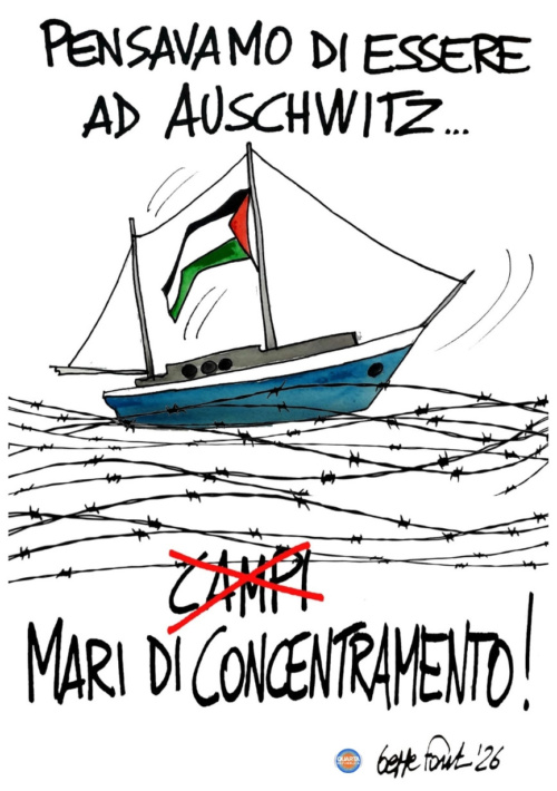Il mare della memoria - Vignetta del 30/05/2026 - Sedute Satiriche di Beppe Fantin