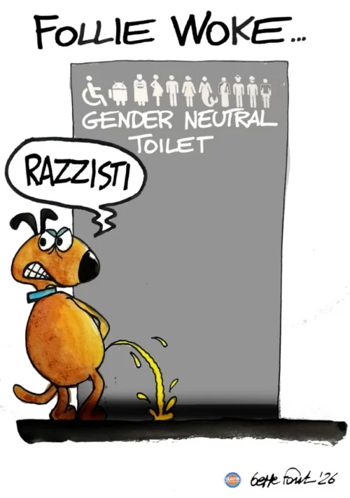 Il confine del ridicolo - Vignetta del 31/05/2026 - Sedute Satiriche di Beppe Fantin