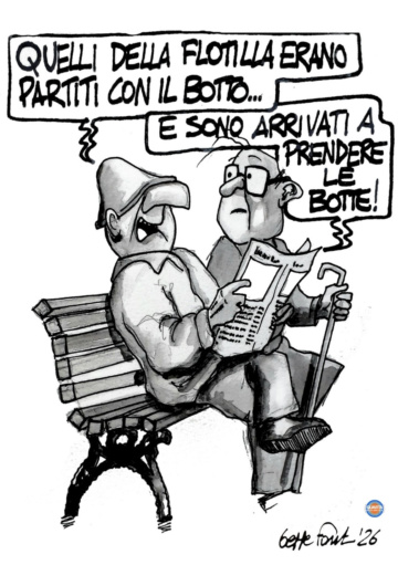 Sedute Satiriche di Beppe Fantin - Vignetta del 08/05/2026
