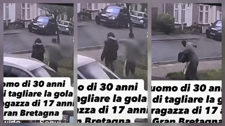 17enne accoltellata per strada da un pakistano: il video choc