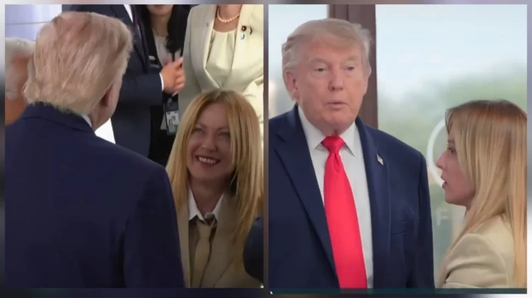 Compagni senza vergogna: Trump insulta Meloni, la sinistra applaude