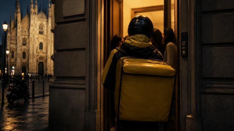 Milano, rider straniero arrestato per violenza sessuale su tre clienti