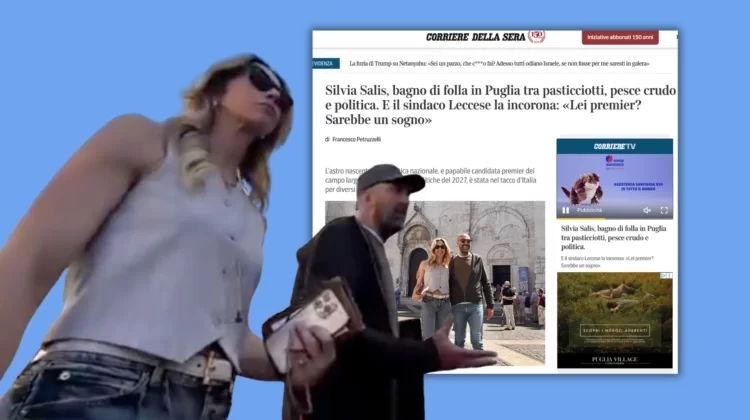 “Silvia Salis, bagno di folla”. Ma manca il “bagno” e manca la “folla”