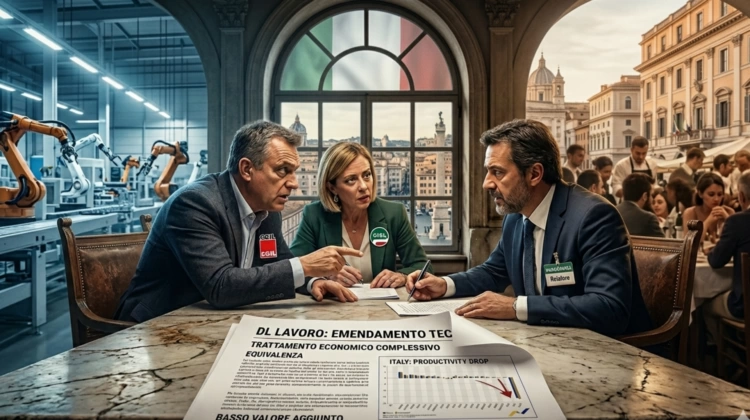 Decreto Lavoro, il governo commissaria la contrattazione