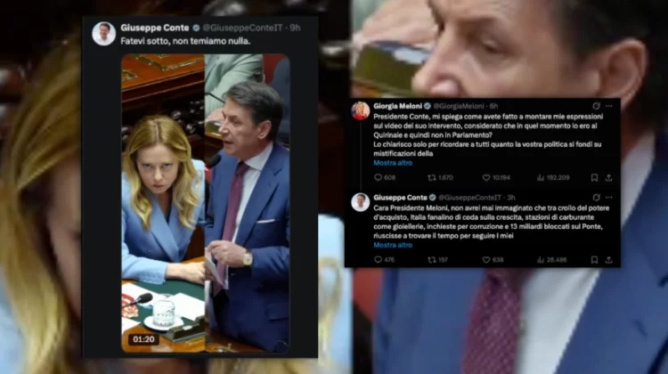 “Cosa avete montato?”, “Non c’ero”. Bufera su Conte per il video fake su Meloni