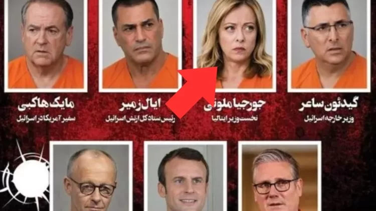 Meloni in tuta arancione: la premier nella lista nera per la morte di Khamenei