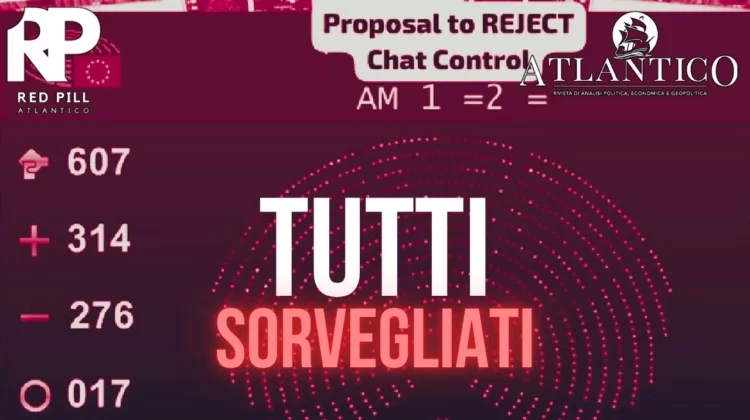 Chat Control: tutti sorvegliati. Stasera Red Pill episodio 86 (ore 22!)
